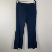 Banana Republic Sculpted Bootcut Pant Womens 10 Navy Blue Stretch