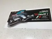 MOTOR RACING F1 GRAND PRIX STICKER, BIG, FERRARI MERCEDES BENZ RENAULT REDBULL