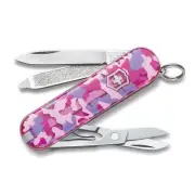 Victorinox Classic PINK CAMO Swiss Army Knife - Made In Switzerland BRAND NEW
