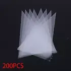 200x Sweet Cone Bags Cellophane Bag Cello Treat Bags for Bakery