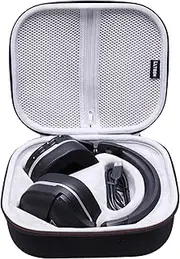 LTGEM Hard Case for Turtle Beach Stealth 600/700 / 600 MAX / 700 MAX Gen 2 Wireless Gaming Headset - Travel Protective Carrying Storage Bag(Black+Grey)