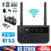 Long Range Bluetooth 5.3 Transmitter & Receiver For TV Home Stereo Audio Adapter