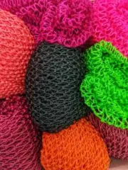African Bath sponge mesh Body Scrubbing Sponge Ghana Bath Sponge