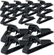 JEWEDECO 15pcs Durable Clip Microphone Holders Reliable Iron Mic Clips for Easy Installation and Positioning for Recording Live Streaming and Karaoke