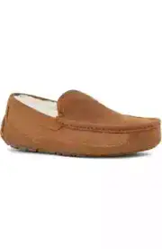 UGG Ascot Corduroy II Driver Men's Slip-On Shoes Size 9 Chestnut