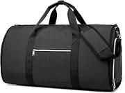 [Generic] Carry On Garment Bags - Waterproof Duffel Bag, Lightweight Travel Bag | Ergonomic Garment Bag with Padded Shoulder Strap, Nylon Tote Bag with Zipper for Business Trips and Airplane Travel