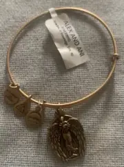 Alex and Ani Guardian of Knowledge Bracelet - Gold Toned Size Adjustable