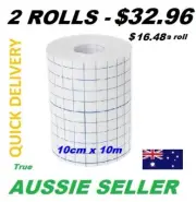FIXATION TAPE - SIMILAR FIXOMULL HYPAFIX 10CM x 10M WHITE 2 ROLLS