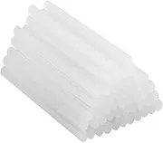 50 Hot Glue Gun Sticks, 6 Color Glue Sticks, Glue Gun Hot Melt Glue Sticks, DIY Crafts Repair Adhesive Glue Sticks (Transparent)