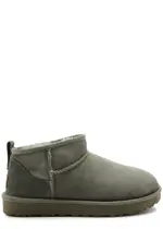 Ugg Classic Ultra Mini Suede Ankle Boots - Green - 40 (IT40/ UK7) 40 (IT40/ UK7)