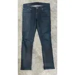 NUDIE JEANS TIGHT LONG JOHN BLACK NAVY 深藍黑原色 牛仔褲 養褲 色落 現貨 窄