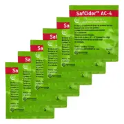6X Fermentis Safcider AC-4 Crisp Cider Yeast 5g Home Brew Cider Making Yeast