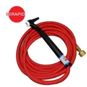 CK 9 Tig Torch Flex Head with 7.6m SuperFlex Cable, 3/8" BSP