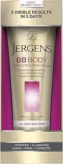 Jergens BB Body Perfecting Skin Cream, All Light Skin Tones, 7.5 Ounces