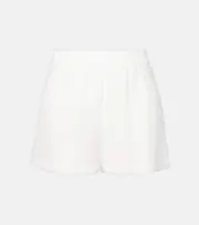 [Jade Swim] Jade Swim Sheer high-rise shorts L/XL white