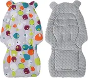 Stroller Seat Liner | Stroller Cushion Insert Double-Sided Baby Stroller Mat - Comfortable Breathable Stroller Mat, Baby Stroller Cotton Pad for Pushchair Car Seat Stroller