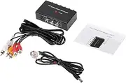 zolyet Portable AV Switcher 2 to 1 Channel o Video Switcher with Button Control Support Auto/Manual Control for DVD Camera
