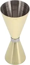MOLUCKFU Stainless Steel Double Jigger Bartending Tool Shot Measure Cup for Cocktails (30ml/60ml) Metal Measuring Cup for Bar