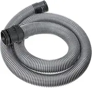[Spares2go] 2.0m Pipe Hose Compatible with Miele C1 Classic Junior Ecoline Powerline Vacuum Cleaner (38mm, Silver)