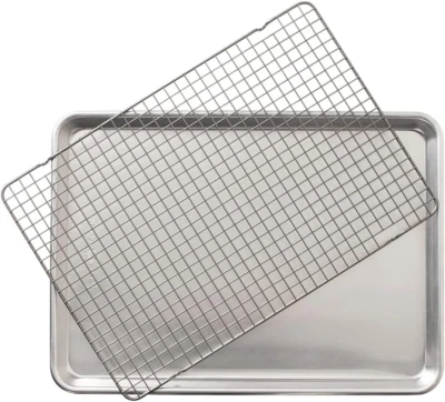 Nordic Ware - 43172AMZM Nordic Ware Half Sheet with Oven Safe Nonstick Grid
