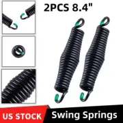 2PCS Black 8.4" Heavy Duty Swing Springs Porch Swing Hanging Chair Hammock
