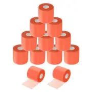 12 Rolls 30 Yards Foam Pre Wrap Athletic Tape Sports Prewrap, Orange