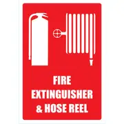 Fire Extinguisher Hose & Reel Sign - Large