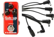 TC Electronic Sub 'N' Up Mini Octaver Pedal + Truetone MC5 Value Bundle