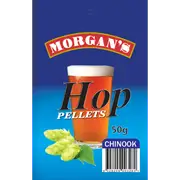 Morgan's Hop Pellets Chinook Homebrewing Beer Brewing 50g Pack