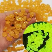 HQSGDMN Glow in The Dark Rocks, Garden Stones Glowing Rubble for Outdoor Indoor Decoration Yards Lawns Walkway Decorative (Color : Orange, Size : 1800pcs)