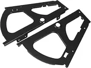 ABOOFAN 2pcs Flip Frame Hinges for Shoe Drawer Assembly Heavy Duty Concealed Hardware with Elegant Painted Finish Smooth Operation for Easy Shoe Access for Home and Office