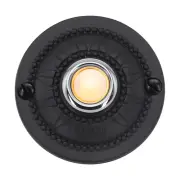 Elegant Wall Mounted Iron Doorbell Push Button with Illuminated LED Light