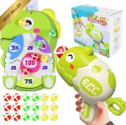 Dinosaur Dart Board Game with 18 Sticky Balls, Target Toy for Kids Age 3+