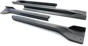 Car Side Skirt Extension Splitter Compatible for Jeep Grand Cherokee SRT/SRT8/Trackhawk 2012-2021 Plate Lip Bumper Winglet Body Kit 4 PCS(Matte Black)
