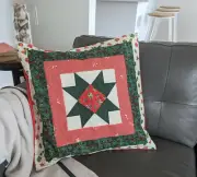 Australian hand made Christmas patchwork cushions