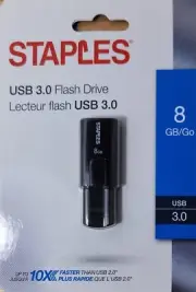 Staples USB 3.0 flash drive 8G Size Lecteur Flash USB 3.0 - Brand NEW