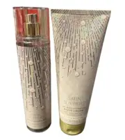Bath & Body Works Satin Slippers Mist and Cream Set