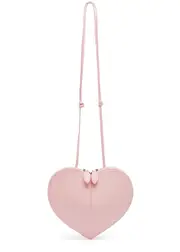 Alaïa Le Coeur Leather Cross-body bag - Light Pink ONE SIZE
