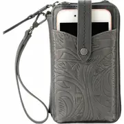 The Sak Silverlake N/S Smartphone Crossbody in Slate Leaf Emboss at Nordstrom One Size