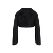 [Rick Owens] Rick Owens-Black Claudette Acetate Top-Donna 40 IT