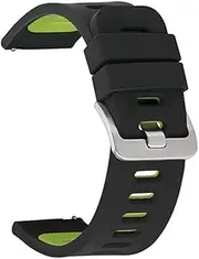 [ISOUDE] Silicone Band Strap 20mm 22mm Bracelet For Garmin Vivoactive 3 4/ Forerunner 245 245M 645 / Venu SQ 2 Plus Smart Watch Wristband