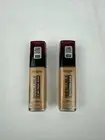2X L'Oreal Paris Infallible 24 Hour Fresh Wear Lightweight Foundation #485