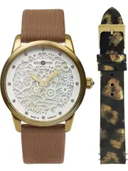 Zeppelin 73451_SET Brown Leather Womens Watch