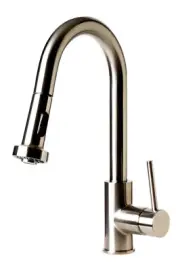 ALFI brand ABKF3262 Sensor Gooseneck Pull Down Kitchen Faucet