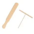 Household Crepe Rake Pancake Spreader Kit Wooden Tortilla Spreaderpancake Tools