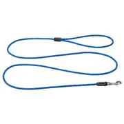 Rogz Classic Rope Genuine Leather Cuffs Dog Lead Blue - 3 Sizes