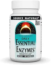 Source Naturals Essential Enzymes 500mg, 60 Capsules