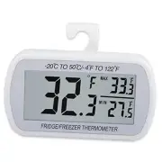 Waterproof Digital Refrigerator Thermometer Large LCD, Freezer Room