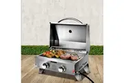 Grillz Portable Gas BBQ Grill 2 Burners