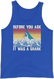 [Teegarb Letter Blanket] Vintage Ironically Asking Amputees Shark Illustration Puns Retro Amputated 4